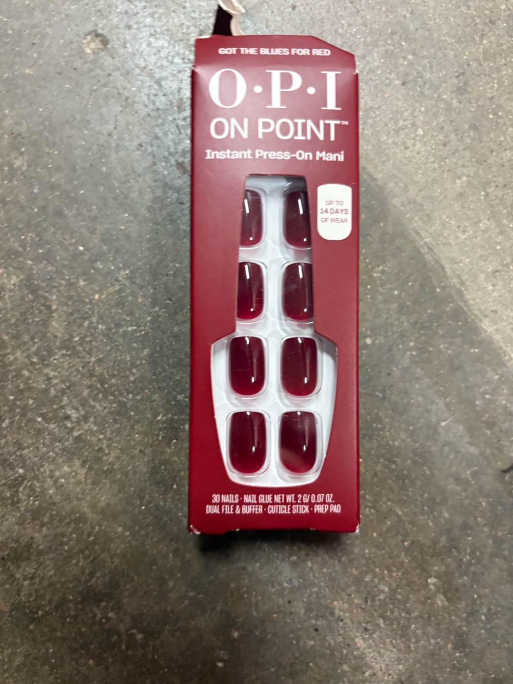 Instant Press-On Mani - Deep Burgundy Press-On Nails